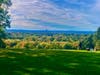 The western skyline from the balcony edge of  Manchester's Wickham Park on October 10th 2026 during the 43rd annual Wickham Park high school 5K invitational. Zoom in to see the downtown of the State of Connecticut's Capitol - Hartford