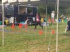Bunnell's Haneeya Gbadamassi shown her stomping on the blue boarded finish line on Saturday October 10th 2026 ending a grueling 5K race during the 43rd annual Wickham Park Invitational
