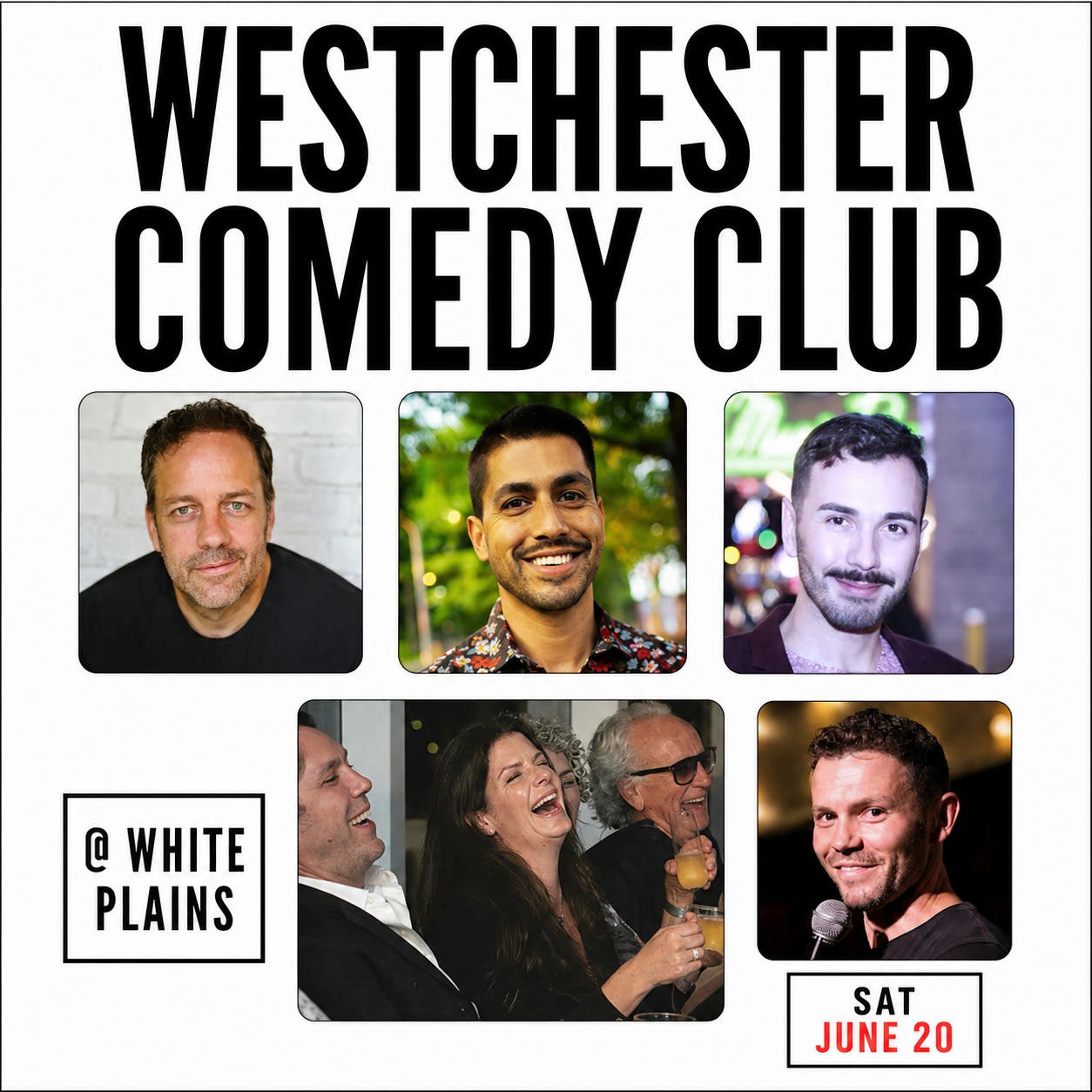 Westchester Comedy Club @ WP: Tom Van Horn, Naveed Mahbub & friends