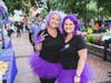 Walkers show off their purple attire at the 2019 Walk to End Alzheimer's.