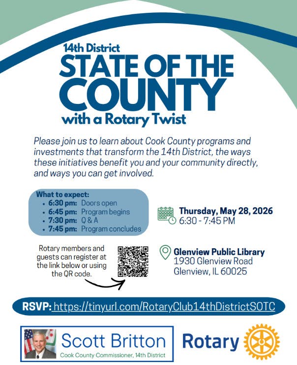 14th District State Of The County With A Rotary Twist