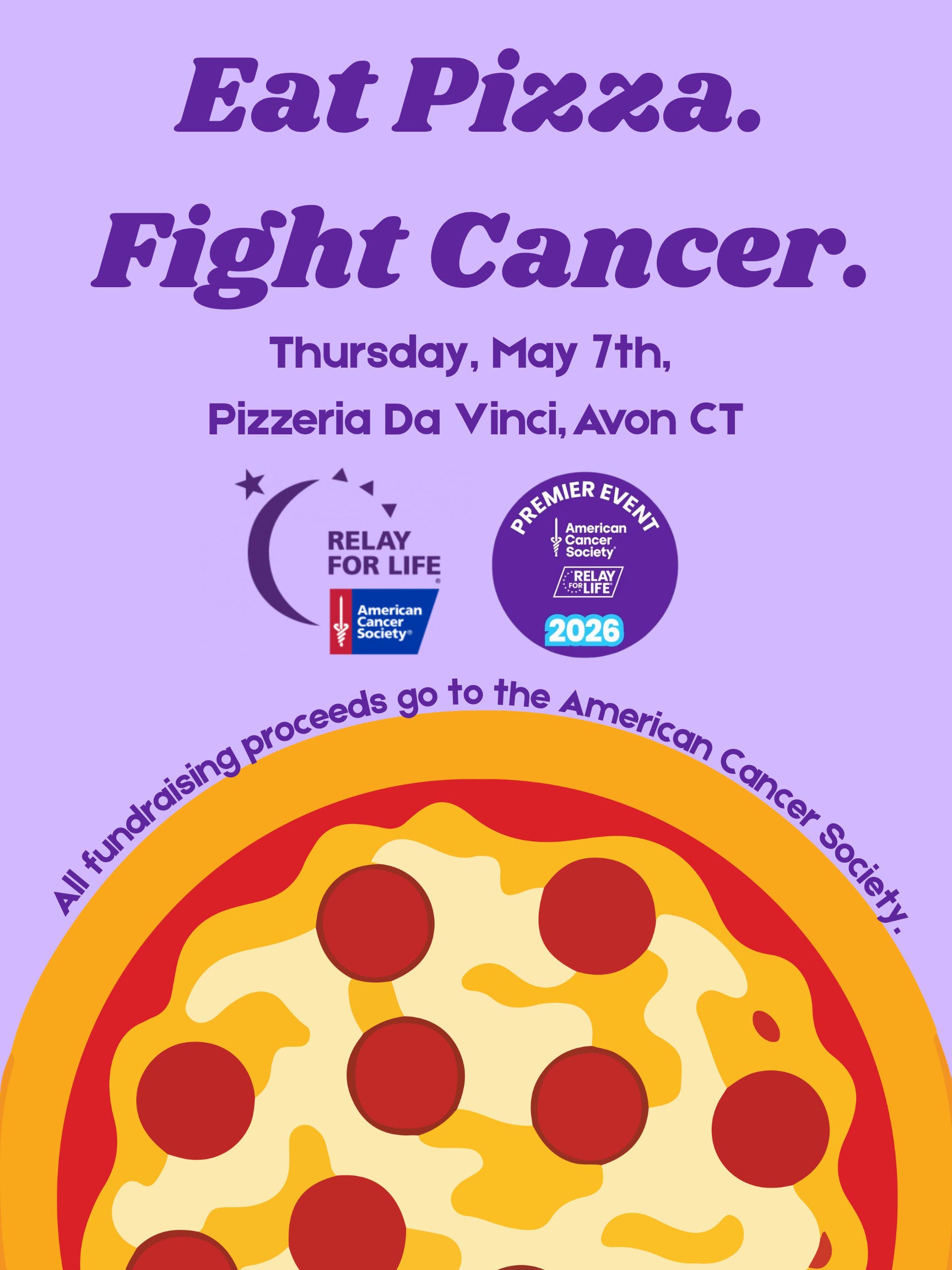 Fundraising for Relay for Life Farmington Valley