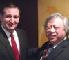 New Jersey Conservative Party Chairman Kenny Lee (left)