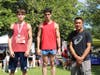 The top male finishers (L to R): Paul Jacobson, 2nd place; Dave Favortino, 1st place; and Meza Soriano, 3rd place. 