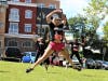 Jumping for fun at Fit Fest in Marine Park. 