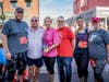 Councilman Erik Yngstrom, Mayor Pasquale Menna, Kim Guadagno, James Scavone, Angela Courtney and Teicia Gaupp.