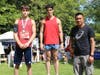 The top 3 male & female finishers will receive cash awards this year. Top finisher Dave Favortino (center) holds the course record of 16.44.1.