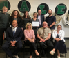 Farmingdale High School Music Department was presented a recognition certificate from the Long Island Music Hall of Fame