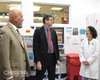 Christina School District Board President, Donald Patton, County Executive, Matt Meyer, and ChristianaCare's Andrea Boyle tour Brookside's new School-Based Wellness Center.