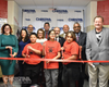 Christina School District Board Members, ChristianaCare Staff, New Castle County Representatives, and Brookside Elementary School students cut the ribbon for Brookside's School-Based Wellness Center.