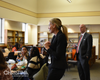 Christina Recruitment and Retention Specialist, Jennifer Klima talks to Delaware State University students about career opportunities in Christina School District.