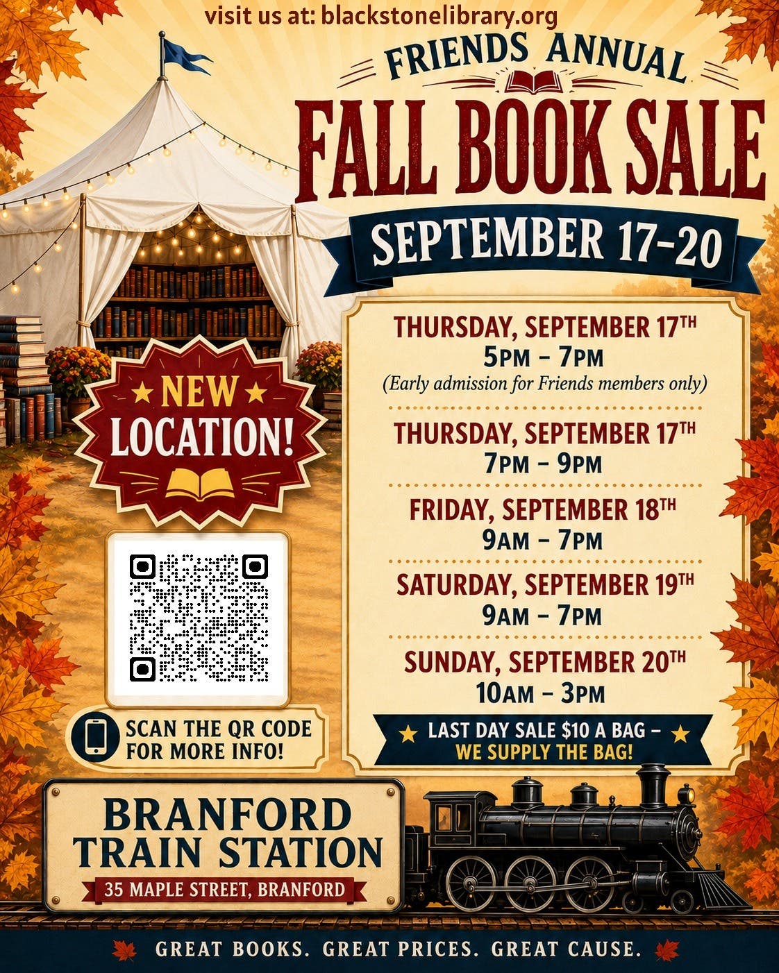 Friends of Blackstone Library Annual Book Sale