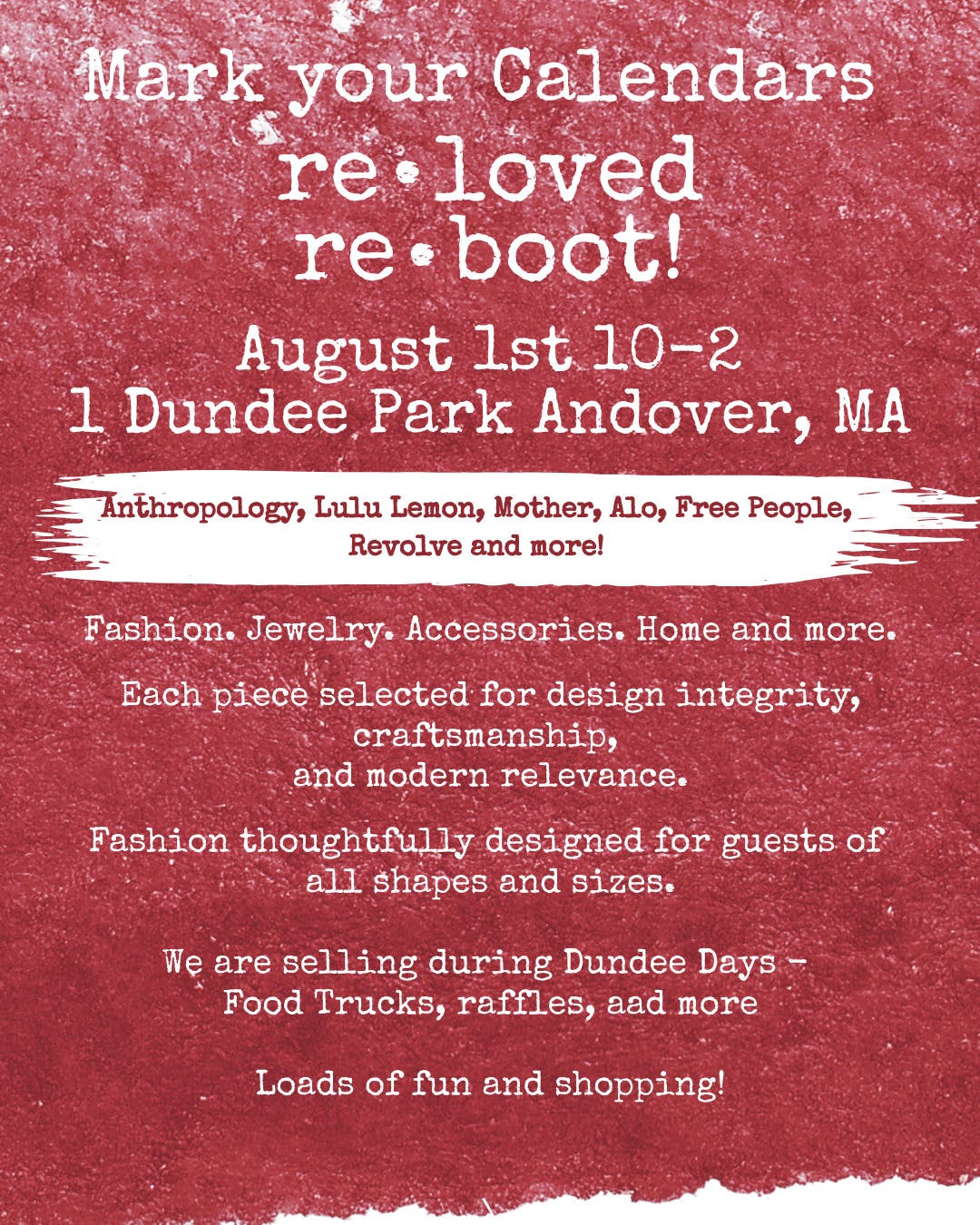 Large Consignment Sale + More