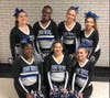 Izzy Miller, Eushema Wilson, Paige Tottenham, Samantha Hernandez Front: Daijah Ogletree, Keila Cruz, Olivia Solimene