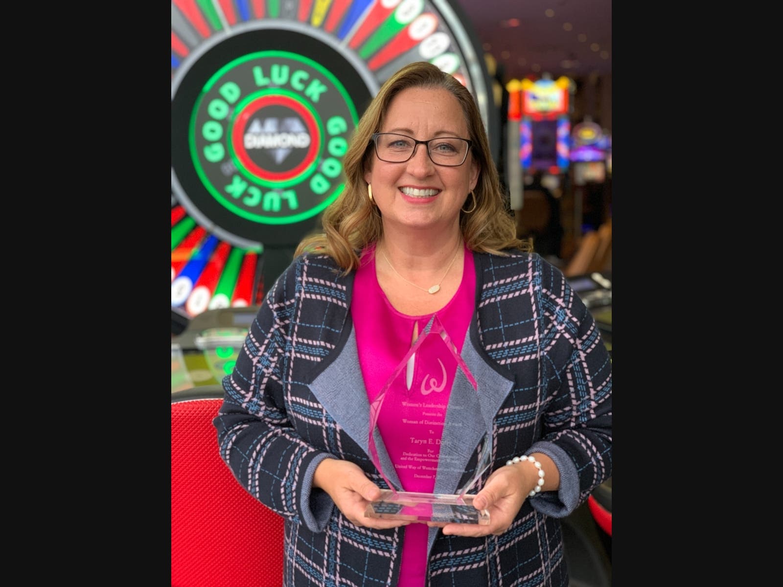 United Way of Westchester and Putnam’s Women’s Leadership Council’s 2021 “Woman of Distinction,” Taryn Duffy, Vice President of Corporate Communications & Public Affairs at Empire City Casino by MGM Resorts. 