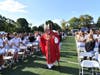 Cardinal Dolan greets students at Mass celebrating The Ursuline School's 125th year. 