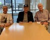 Happy birthday to (L to R) Phil Potash (100), Kurt Goldschmidt (soon to be 101), and Alex Forger (101)