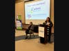 Maria Samuels, Westchester Disabled on the Move Executive Director, speaks about importance of voting access for disabled at Westchester County Center.