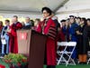 Manhattanville President Frank D. Sánchez, Ph.D., addresses the graduates.