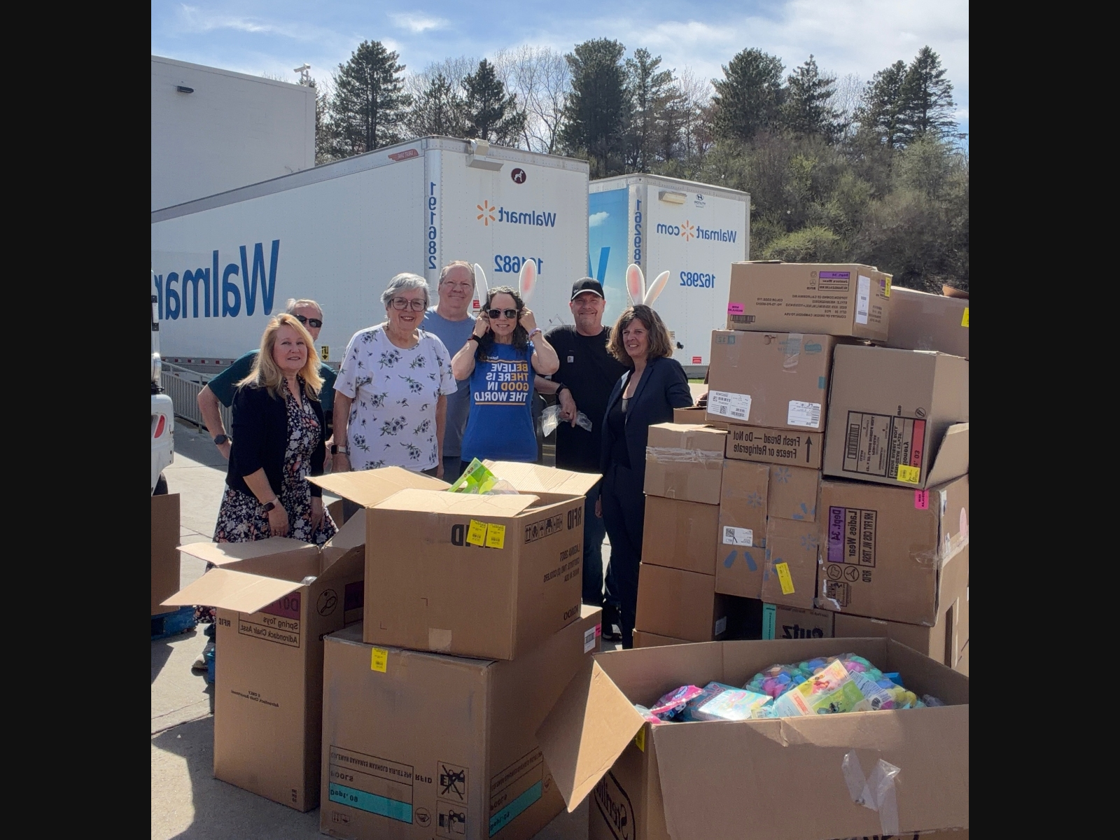 Team from Bridges® by EPOCH at Westford on April 15 delivery of goods