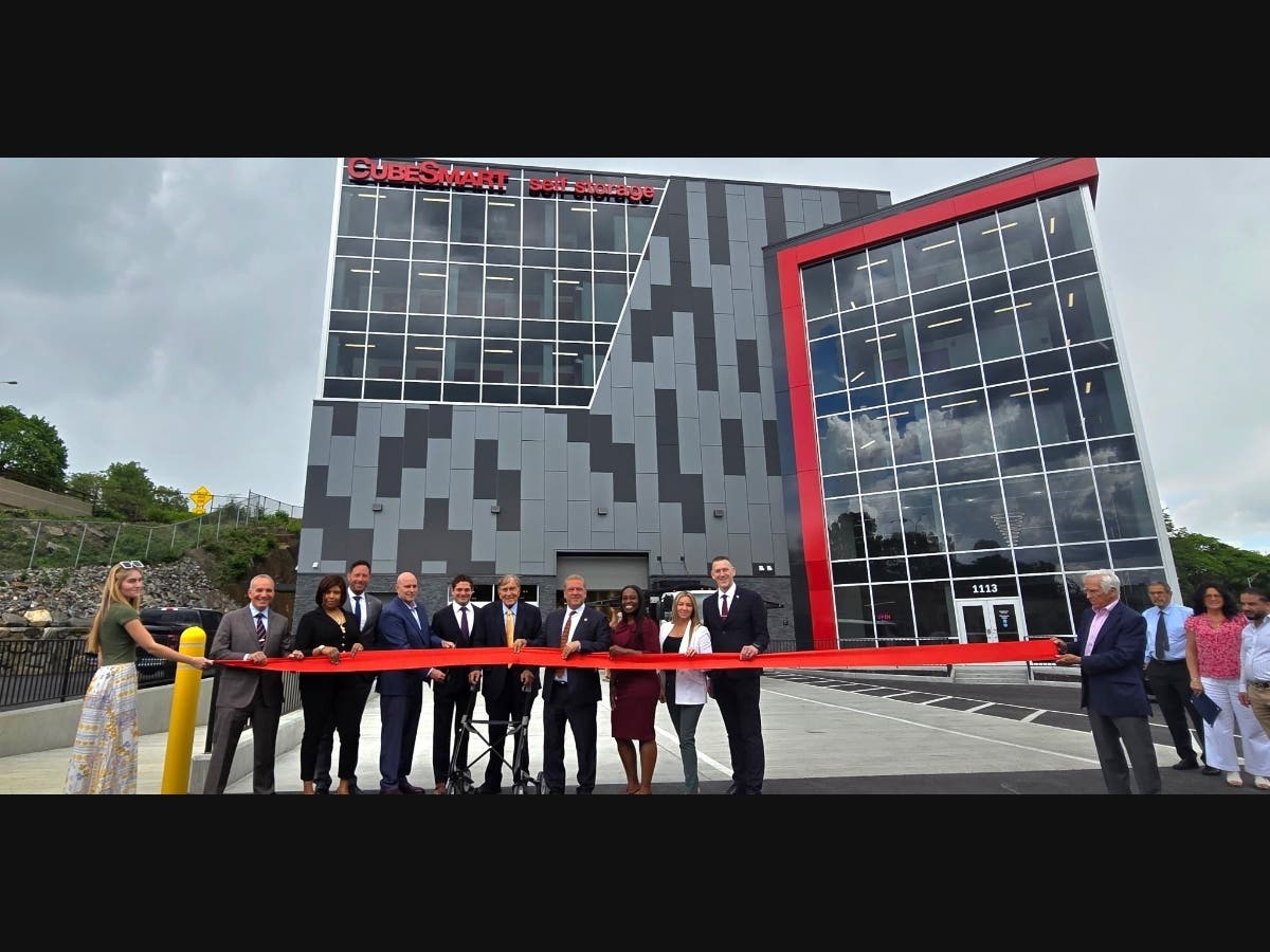 Yonkers and company officials gather for a ribbon-cutting at 1113 Central Park Avenue