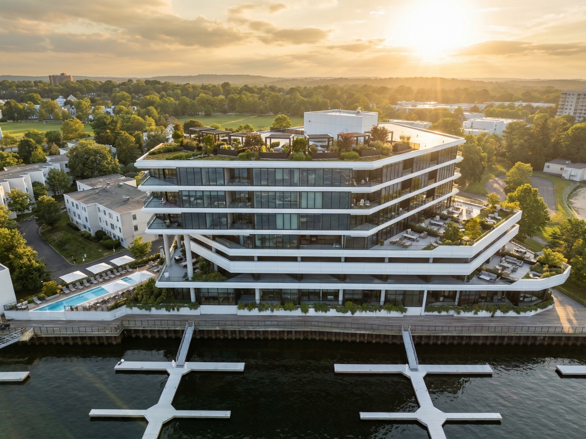 Sun Homes and Hudson Bay Capital Begin Construction of The Caspian on Stamford’s Shippan Point