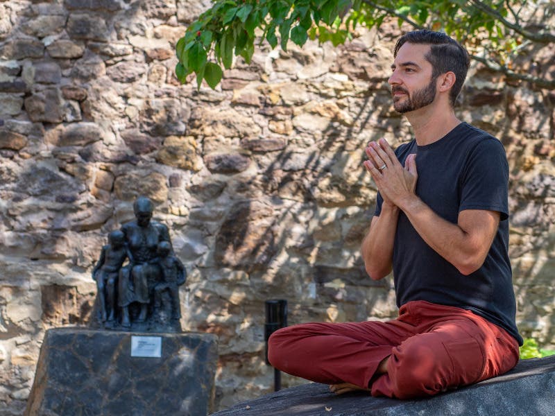 Outdoor Yoga Class at Michener Art Museum