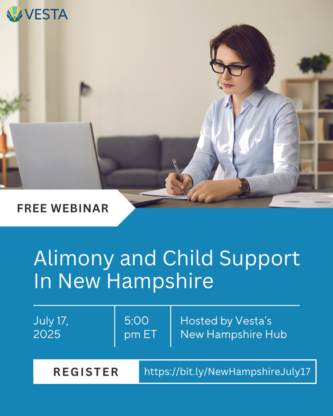 Free Webinar: Alimony and Child Support in New Hampshire