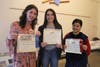 Glen Cove High School students (from left): Elizabeth Ceriello, Alexa Dominguez and Michel Quezada-Cordova.