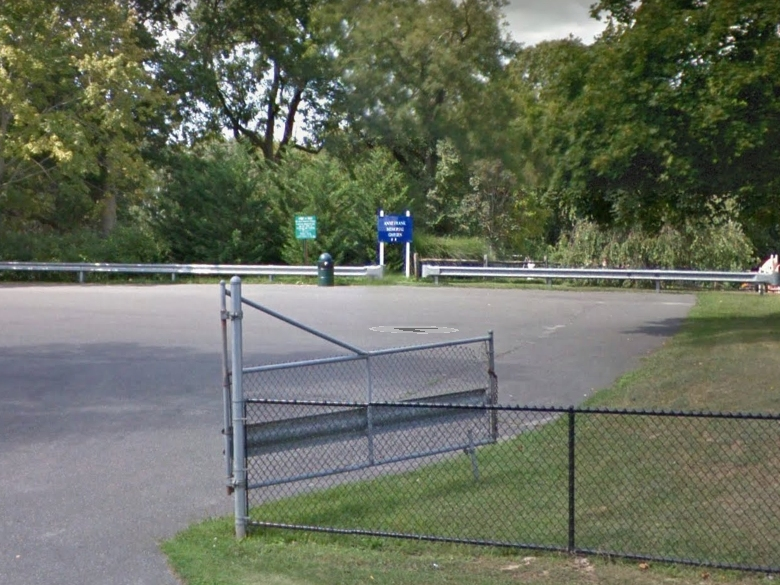 Sign for the Anne Frank Memorial Garden.