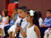 Manor Oaks School kindergarteners Neil Saldahna and Ilana Ishmail spoke about the importance of friendship.