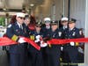 The Dix Hills Fire Department participates in the ribbon cutting ceremony. 