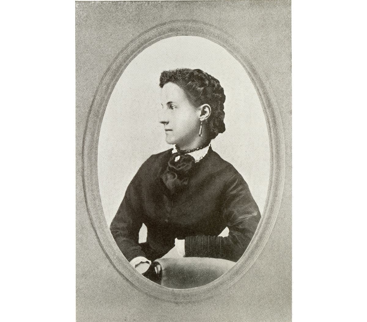 A young Cornelia Prime, the benefactor of the Huntington Hospital.