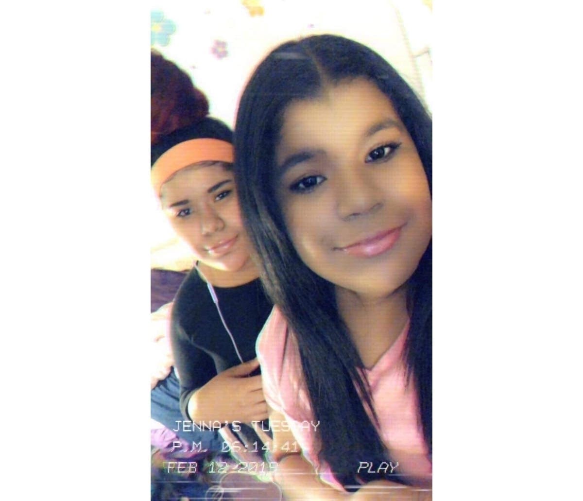 Jenna Perez (right) and her twin sister, Janell. Jenna was tragically killed in a hit-and-run Saturday in Port Jefferson.