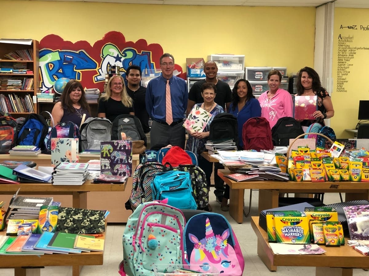 Senator Jim Gaughran, Legislator Spencer’s office, and volunteers and staff from Tri CYA.