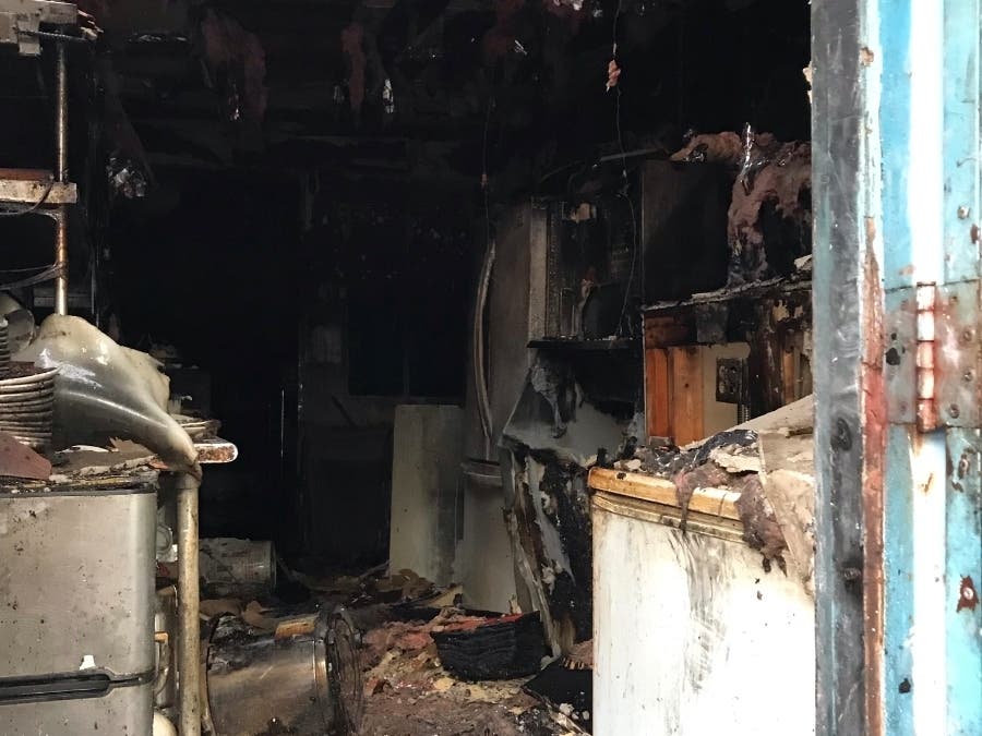 Yokohama, a Japanese restaurant in East Northport, was devastated by a kitchen fire on Wednesday morning.