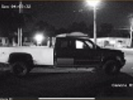 The driver of this truck hit three people and drove off one early October morning in Huntington Station, police said.