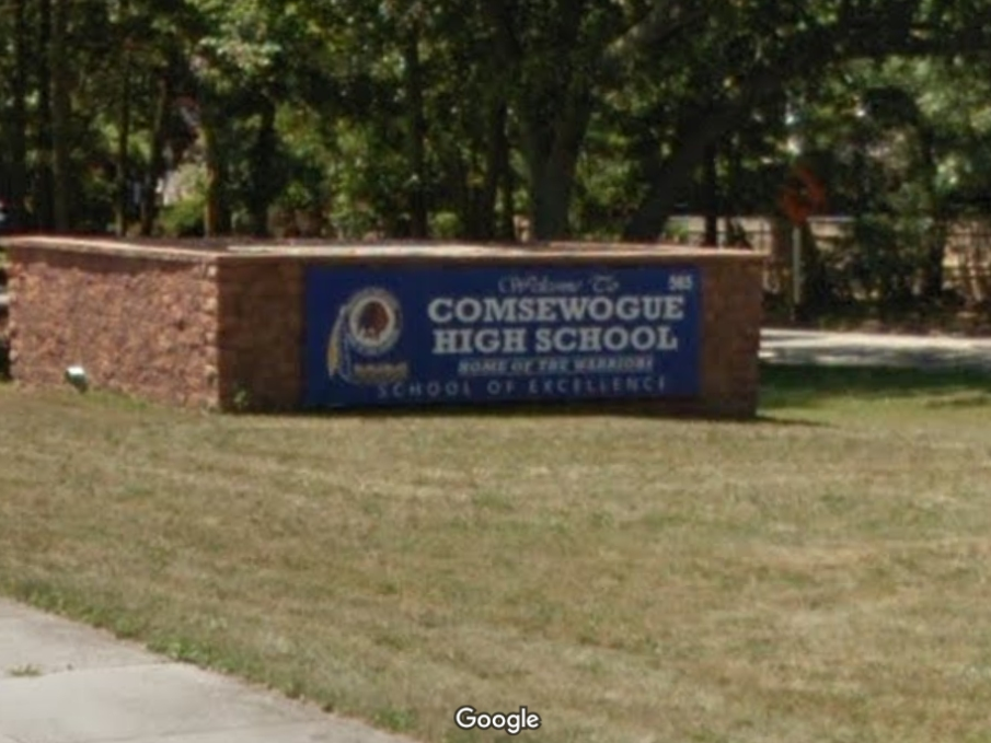 Comsewogue High School in Port Jefferson Station.