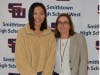 Smithtown High School West’s Stephanie Lin has been named a Regeneron Scholar by the Society for Science and the Public Society for Science. She is pictured with Dr. Joanne Figueiredo, Smithtown High School West’s research coordinator.