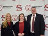 Smithtown High School East’s Caitlin Wilkinson has been named a Regeneron Scholar by the Society for Science and the Public Society for Science. Maria Zeitlin, Smithtown HSE research coordinator and Smithtown HS East Principal Dr. Kevin Simmons join her.