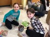 Students in Mrs. Rasmussen’s class at Mt. Pleasant Elementary School tried to save ice pops from melting during an activity.
