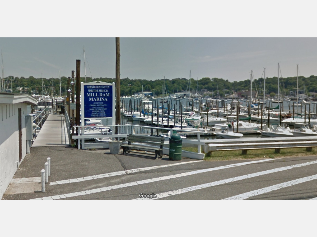 Mill Dam Ramp in Huntington is one of the marinas in the Town of Huntington that will reopen Tuesday after it had been closed due to the new coronavirus.