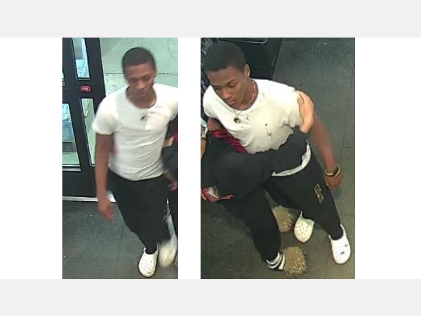 A man repeatedly punched another man after blocking him from leaving a parking lot in Melville on April 11, Suffolk police said.