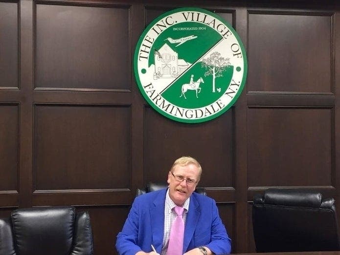 Incumbent mayor Ralph Ekstrand has won re-election in the Farmingdale Village mayoral race, defeating George "Butch" Starkie.