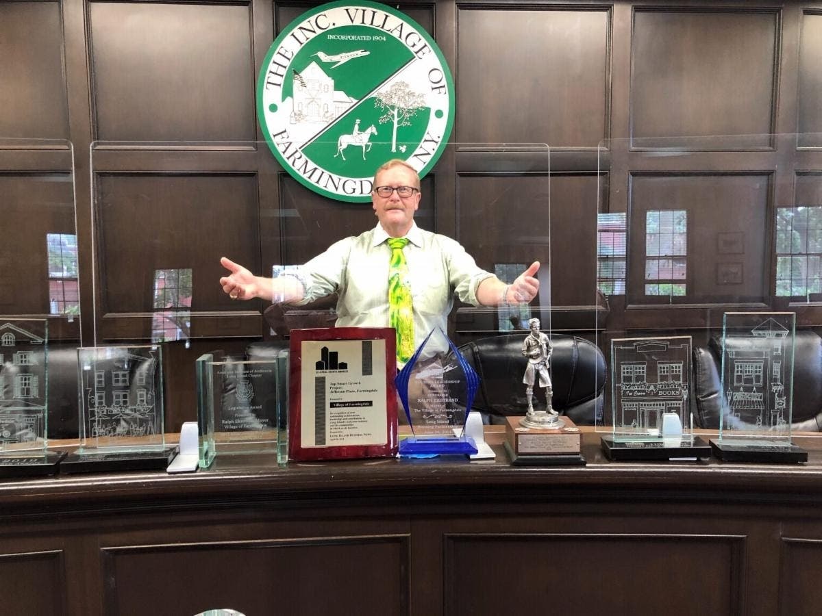 Ralph Ekstrand, mayor of Farmingdale Village, was re-elected to his position for a third term on Sept. 15.