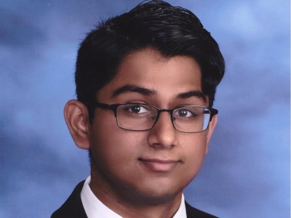 Ward Melville High School senior Animesh Ghose is a 2021 Regeneron Science Talent Search Scholar.