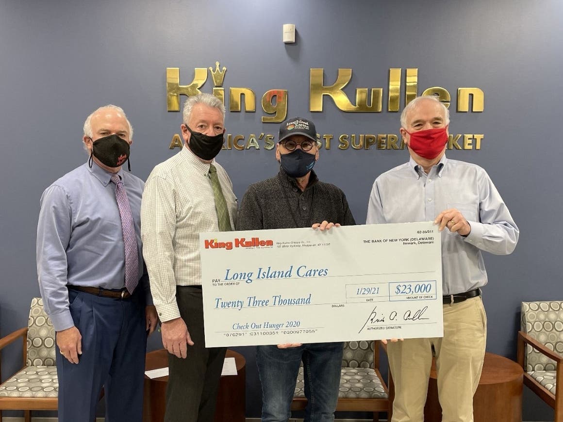 King Kullen and Wild by Nature customers recently raised $23,000 for the Long Island Cares/Harry Chapin Food Bank.