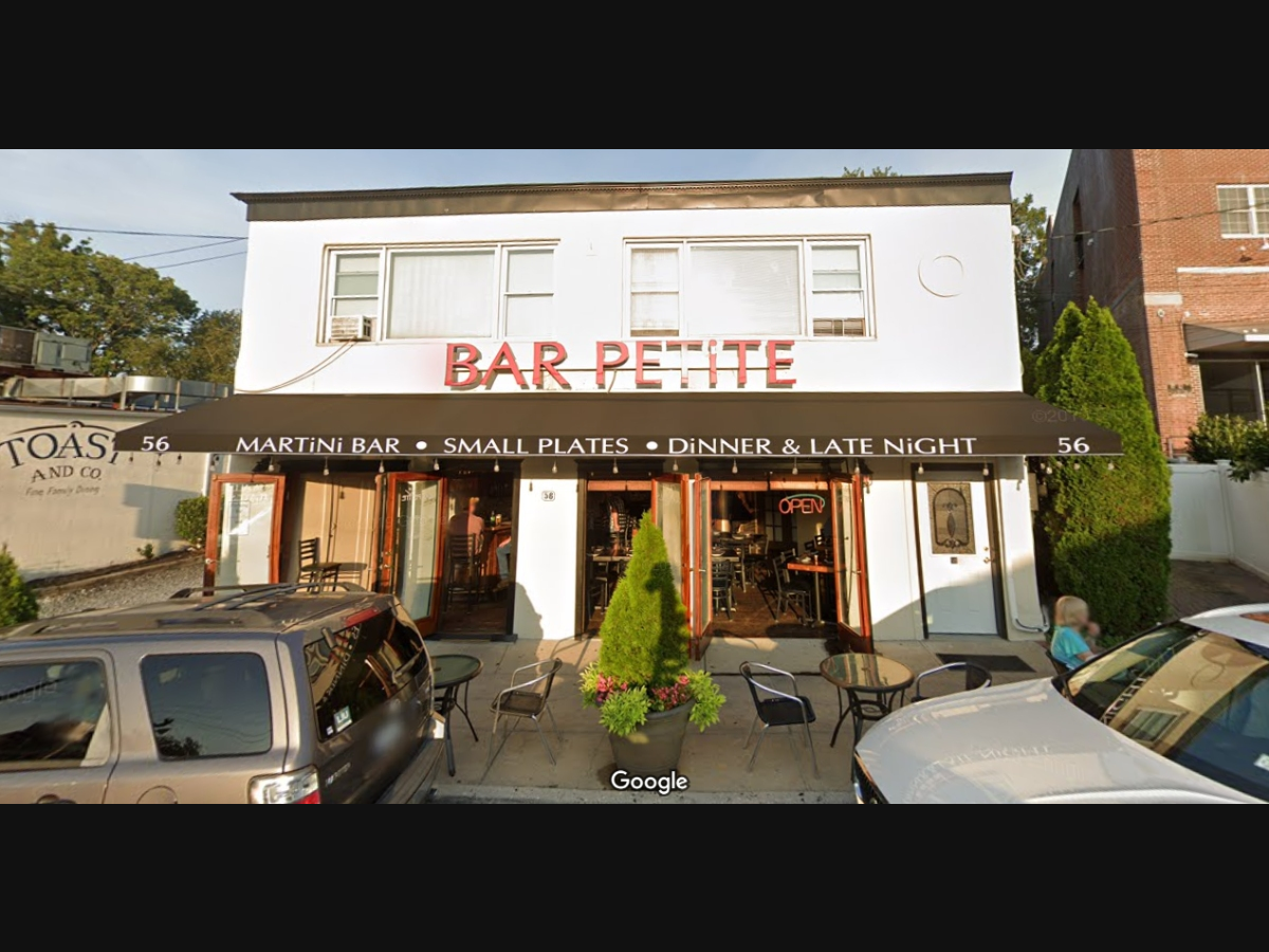 Bar Petite, an eatery in Huntington, had its liquor license revoked by the New York State Liquor Authority on March 10. Owner John Conzone said he was trying to keep his business afloat during the coronavirus pandemic.