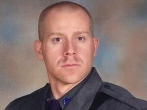 New York State Police Trooper Joseph Gallagher died on Friday after he was hit by a car in 2017 in the Commack/Brentwood area, police said.