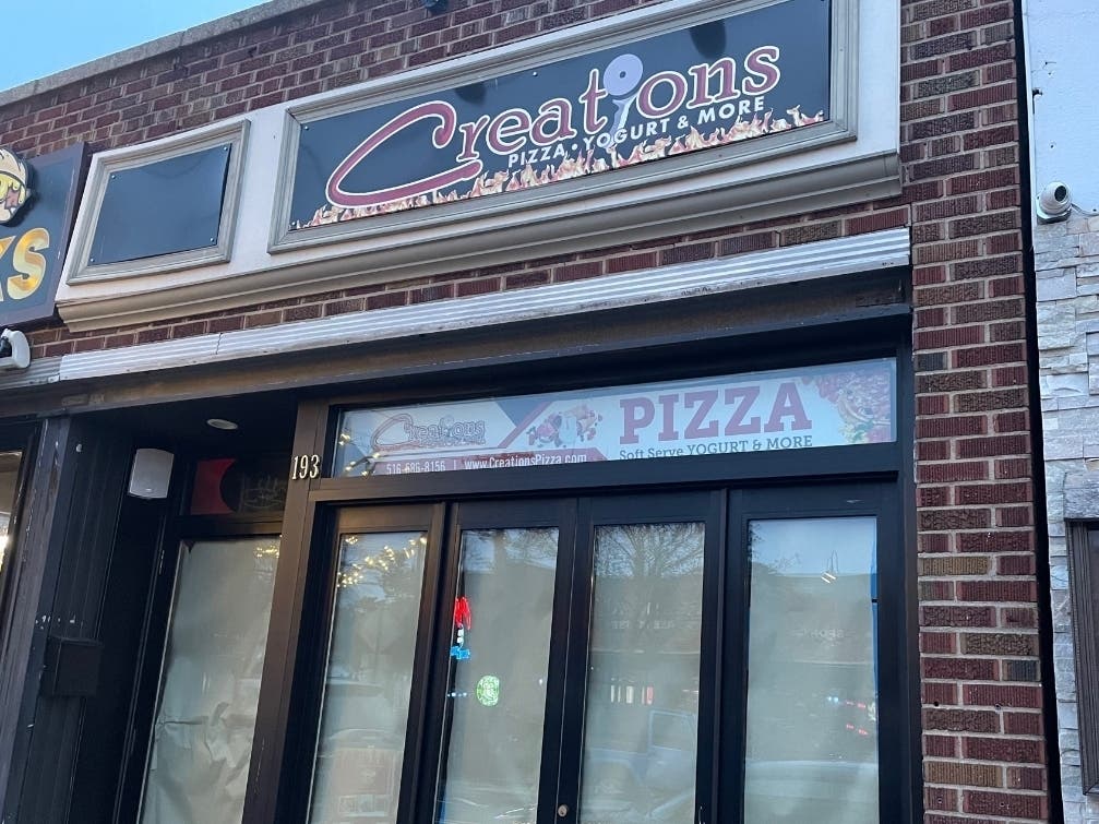 Creations Pizza, a personal pizza-making joint in Farmingdale, is closed for good, the Farmingdale Chamber of Commerce said.